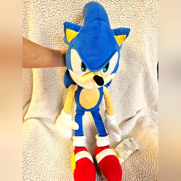 Sonic, The Hedgehog Plush Stuffed Toy The Iconic Sega Video Game/Movie. - Picture 2 of 10